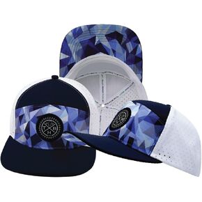 Color Vibes Laser Mesh Snapback Hat for Men & Women | Flat Bill Trucker Hat for Men | Undervisor Design in Saudi Arabia