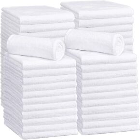 Shimeyao 30 قطعة مناشف قطيفة من الألياف الدقيقة بدون حواف للسيارات بالتفصيل، منشفة تلميع وتجفيف وتلميع من الألياف الدقيقة الماصة، أقمشة تنظيف من الألياف الدقيقة للسيارات، 500 جرام في المتر المربع، 40.64 × 40.64 سم (أزرق داكن) in Kuwait