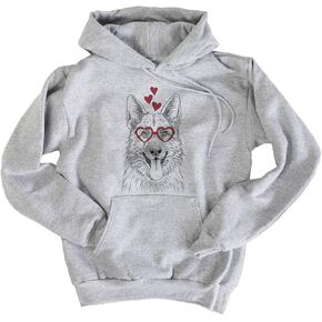 تي شيرت فالنتين جريس كلب الراعي الألماني ثلاثي المزيج in Kuwait