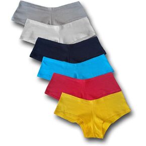 Women's Boy Short Panties Cotton (6 Pack) in Saudi Arabia