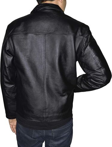 Victory Outfitters Men's Genuine Leather Open Bottom Jacket in Saudi Arabia