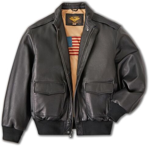 Landing Leathers Men Air Force A-2 Goatskin Leather Flight Bomber Jacket (Also available in Big & Tall) in Saudi Arabia