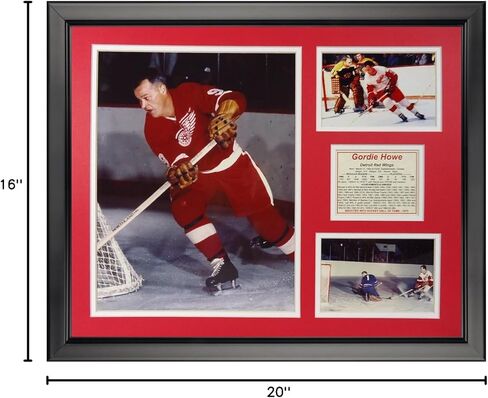مجموعة صور مجمعة بإطار من Legends Never Die Gordie Howe، مقاس 16 × 20 بوصة in Saudi Arabia