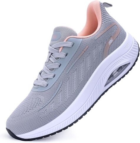 AOV Wide Walking Shoes Women Arch Support Plantar Fasciitis Tennis Sneakers Orthotic Tennis Shoes for Workout Gym Black Size 8 in Saudi Arabia