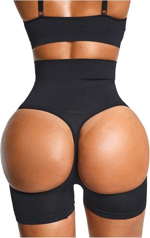 SweatyRocks Women's High Waist Cut Out Shapewear Tummy Control Boyshorts Butt Lifter Body Shape Panties Underwear Shorts in Kuwait