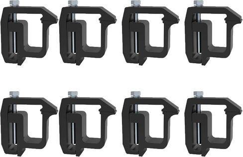 iFJF Mounting Clamps Truck Caps Camper Shell Clamps Replacement for Chevy Silverado Sierra Dodge Ram 1500 2500 3500 F150 F250 Titan Tundra 6 Pack Silver in Kuwait