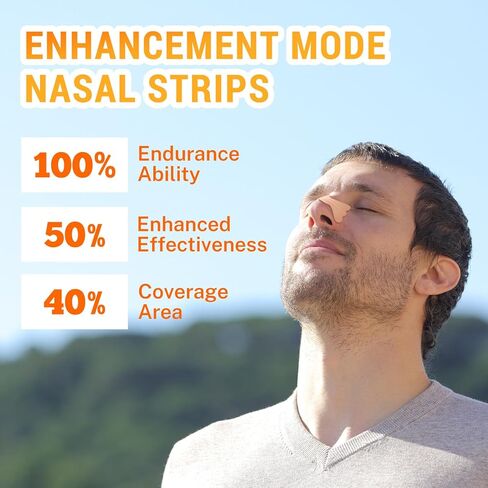 120Pcs Nasal Strips Anti Snoring, Extra Strength Nose Strips Breathing, Nose Tape for Sports and Sleep, Anti Snoring Strips Help Stop Snoring and Nasal Congestion Relief in Saudi Arabia