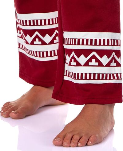 Coca-Cola Women's Holiday Graphic Junior's Sweatpants Flair Lounge Pajama Pants (Small) in Saudi Arabia