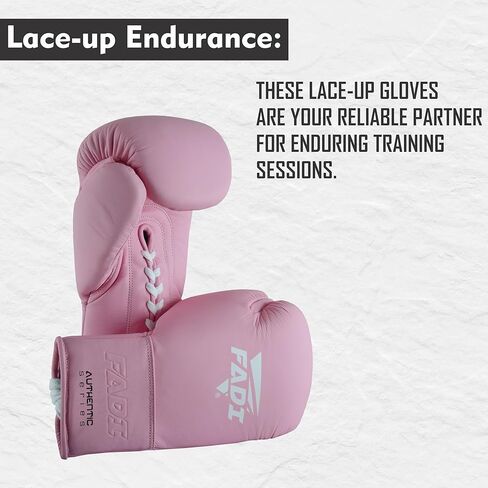 سلسلة أصلية A2 للجنسين Pro Lace -Up Boxing Gloves - جلد البقر الأصلي | الأمثل للملاكمة ، MMA ، Muay Thai ، Kickboxing ، التدريب على فنون القتال والدوران in Kuwait