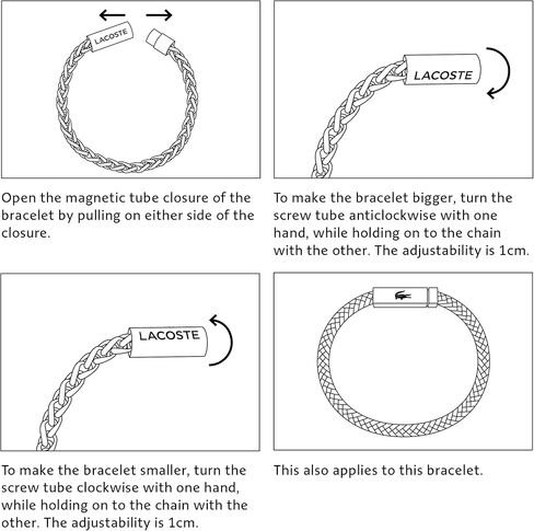 Lacoste Men's Fusion Multi-Layered Leather Bracelet – Wrap Around Design with Braided, Smooth and Tubular Textures – Fashion Accessory - Jewelry Gift for Him in Saudi Arabia