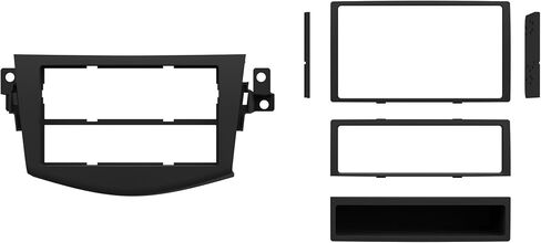 مجموعة تركيب Metra 99-8217 Double DIN أو Single DIN لسيارة Toyota Rav4 2006-2009، أسود in Saudi Arabia
