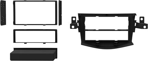 مجموعة تركيب Metra 99-8217 Double DIN أو Single DIN لسيارة Toyota Rav4 2006-2009، أسود in Saudi Arabia