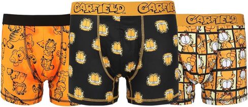 Bioworld Garfield Character Prints Men's 3-Pack Boxer Briefs in Saudi Arabia