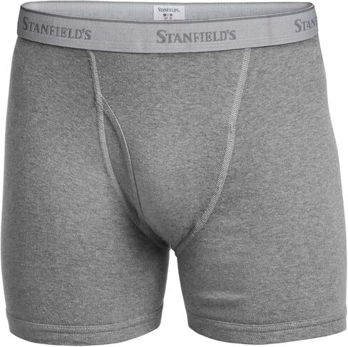 Stanfield's Men's Premium Cotton Boxer Briefs, 4 Pack in Saudi Arabia
