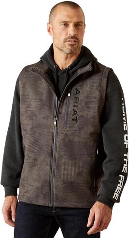 ARIAT Men Patriot Flag Softshell Vest in Saudi Arabia