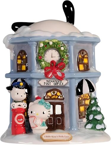 Blue Sky Clayworks Pochacco’s Post Office Candle House, 5.5" x 4.825" x 7", Snowy Mail-Time Charm in Saudi Arabia