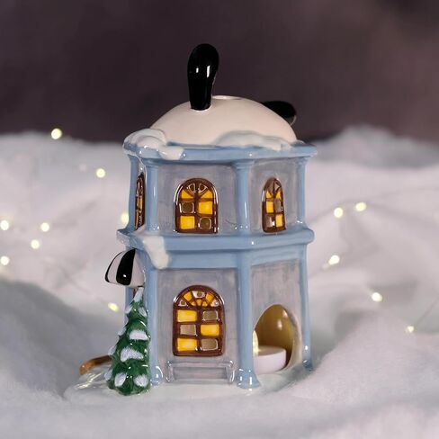 Blue Sky Clayworks Pochacco’s Post Office Candle House, 5.5" x 4.825" x 7", Snowy Mail-Time Charm in Saudi Arabia