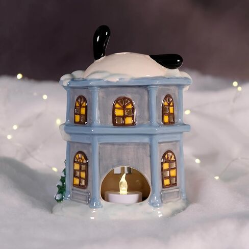 Blue Sky Clayworks Pochacco’s Post Office Candle House, 5.5" x 4.825" x 7", Snowy Mail-Time Charm in Saudi Arabia