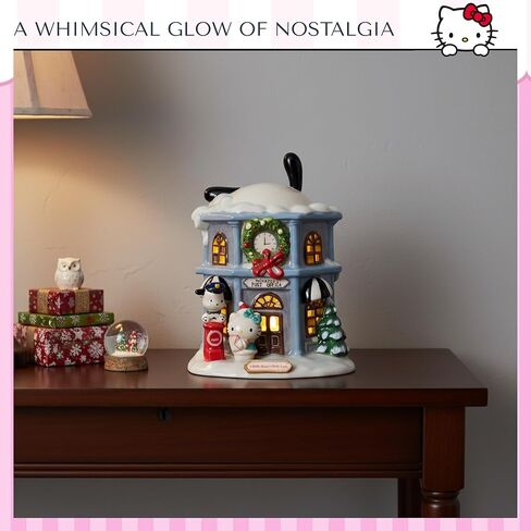 Blue Sky Clayworks Pochacco’s Post Office Candle House, 5.5" x 4.825" x 7", Snowy Mail-Time Charm in Saudi Arabia