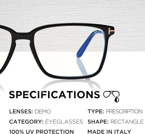 Tom Ford FT5696-B Rectangular Shape Eyeglass Frame With Luxury Eyewear Kit in Saudi Arabia
