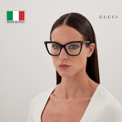 Gucci GG1817O Cat-Eye Shape Interlocking GG Logo Eyeglasses with eSHADES Luxury Eyewear Kit Bundle in Saudi Arabia