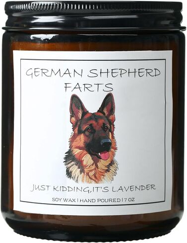 Pug Gifts & Decor, Pug Gifts for Pug Lovers - Dog Farts Candle, Dog Mom Gift for Women, Natural Soy Wax Lavender Scented Candle 7oz in Saudi Arabia