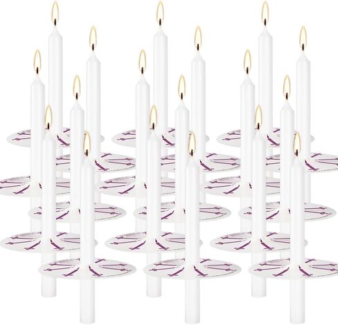 40 Pack Assorted Color Spell Chime Candles, 4 Inch Mini Taper Candles for Home Decor Kitchen Decor Wedding Decoration-10 Colours,Great for Casting Chimes, Rituals，Christmas Candles in Kuwait