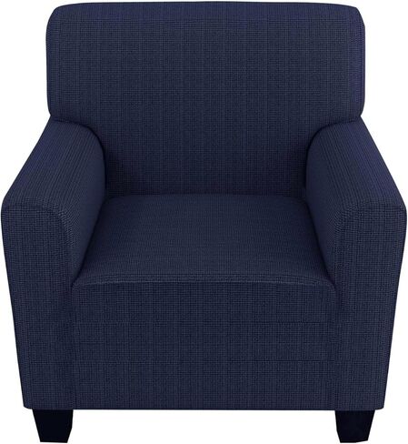 ZNSAYOTX Chair Slipcovers with Arms for Living Room High Stretchy Spandex Pet Friendly Armchair Furniture Protection Covers (Black and White, Chair) in Saudi Arabia