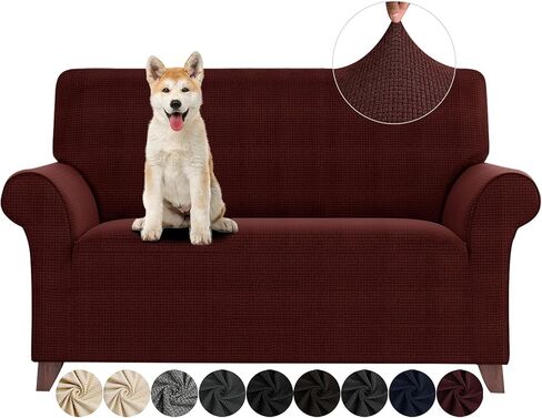 ZNSAYOTX Chair Slipcovers with Arms for Living Room High Stretchy Spandex Pet Friendly Armchair Furniture Protection Covers (Black and White, Chair) in Saudi Arabia