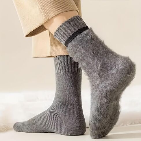 Men's Winter Socks Thermal Boot Insulated Thick Heated Socks 3 Pairs in Saudi Arabia