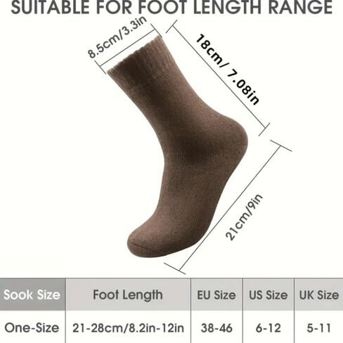 Men's Winter Socks Thermal Boot Insulated Thick Heated Socks 3 Pairs in Saudi Arabia