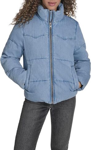 Levi's womens Western Denim Puffer in Saudi Arabia