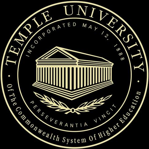 Temple University 14" w x 11" h Diploma Frame - Fits Any Degrees Awarded Between 2009-2022 - Gold Embossed Diploma Frame - Cherry Moulding with Black and Red Matting - Officially Licensed in Saudi Arabia