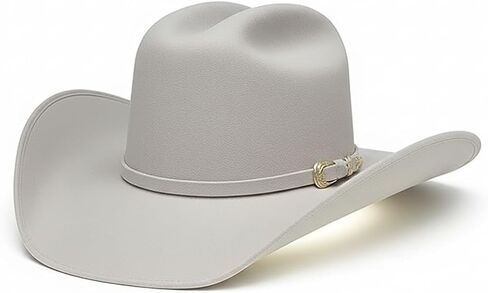 El Cattleman Handmade Cowboy Hat – 100% Bolivian Wool Felt, Premium Western Hat, 4 5/8" Crown, 4" Brim, Made in Mexico in Saudi Arabia