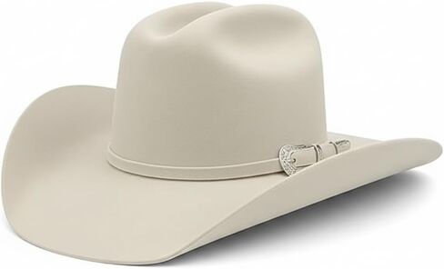 El Cattleman Handmade Cowboy Hat – 100% Bolivian Wool Felt, Premium Western Hat, 4 5/8" Crown, 4" Brim, Made in Mexico in Saudi Arabia