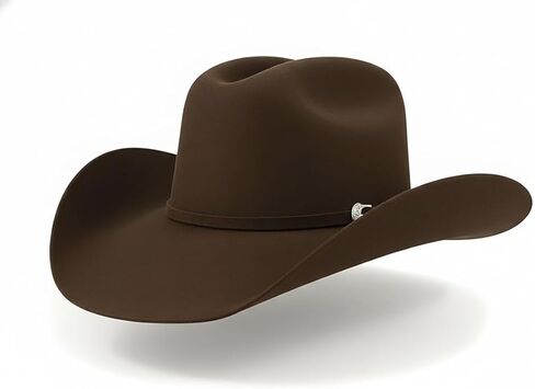 El Cattleman Handmade Cowboy Hat – 100% Bolivian Wool Felt, Premium Western Hat, 4 5/8" Crown, 4" Brim, Made in Mexico in Saudi Arabia