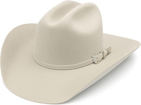 El Cattleman Handmade Cowboy Hat – 100% Bolivian Wool Felt, Premium Western Hat, 4 5/8" Crown, 4" Brim, Made in Mexico in Saudi Arabia