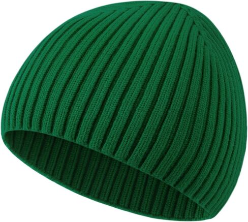 Wool Knit Fisherman Beanie Hat for Men Women,Cuffless Warm Short Cuff Beanies Toboggan Ski Hats Winter Skull Cap in Saudi Arabia