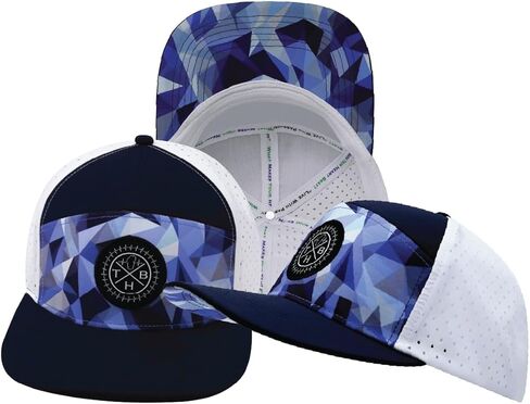 Color Vibes Laser Mesh Snapback Hat for Men & Women | Flat Bill Trucker Hat for Men | Undervisor Design in Saudi Arabia