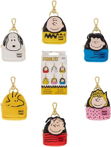 Loungefly Peanuts Gang Cosplay Mystery Mini Backpack Keychain Charm (ONE RANDOM KEYCHAIN - BLIND BOX) in Saudi Arabia
