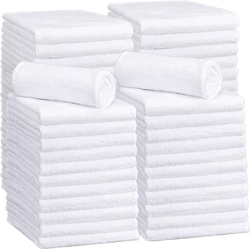 Shimeyao 30 Pcs 16 x 16 Inch Edgeless Microfiber Plush Towels for Cars Detailing Drying Wash Polishing Absorbent Cleaning Cloths, 500 GSM(Blue, Gray, 30 Pcs) in Kuwait