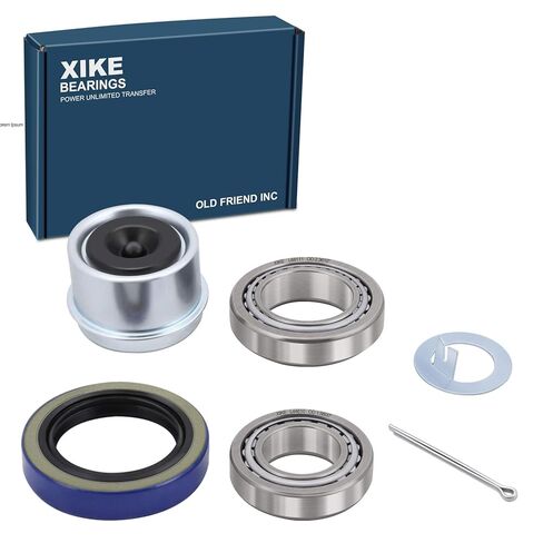 XiKe 4 Set Fits 5,200-6,000 lb Axles Trailer Wheel Hub Kit, 25580/25520 ＆ LM67048/LM67010 Bearings, 21333TB, 22333TB /10-10, 10-36 Seal and Cotter Pin. in Kuwait