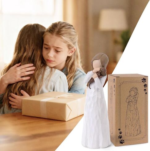 Dogs Memorial Gifts for Loss of Dog, Loss of Dog Sympathy Gift, Angels Figurines Pet Memorial Ornament, Pet Memorial Gifts for Dogs with Greeting Card in Saudi Arabia