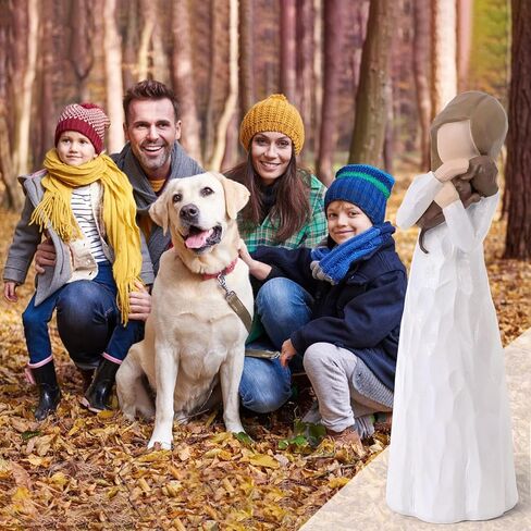 Dogs Memorial Gifts for Loss of Dog, Loss of Dog Sympathy Gift, Angels Figurines Pet Memorial Ornament, Pet Memorial Gifts for Dogs with Greeting Card in Saudi Arabia