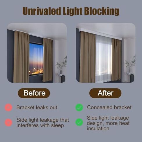 Bendable Curtain Valance Box with 90° Curvature – 5ft Aluminum Pelmet Panel, Dual-Rails Track for Ceiling/Wall Mount, Ideal for Home & Hotel Decor in Saudi Arabia