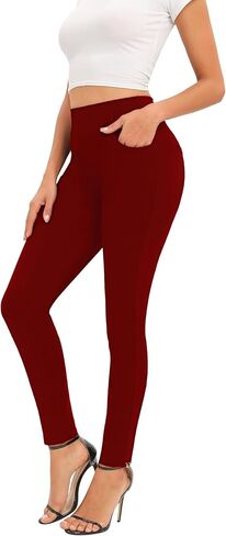 Women's Dress Pants Slim Fit High Waist Stretch Pull On with Pockets for Business Casual in Saudi Arabia