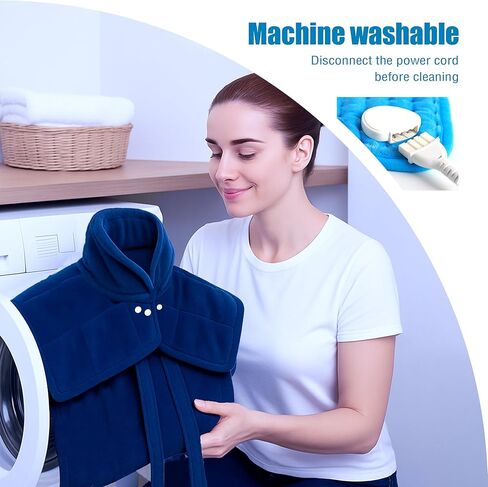 وسادة تدفئة للرقبة والأكتاف والظهر، هدايا رائعة للأم والأب والزوجة والأخ والأخت، وسادة تدفئة لتخفيف آلام الظهر، حماية من الحرارة الزائدة، يمكن غسلها في الغسالة in Kuwait