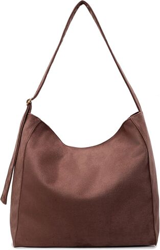 Micmores Tote Bag for Women, Faux Suede Handbags Slouchy Hobo Shoulder Purse Large Crossbody Bag Uni Bags for Work Travel in Saudi Arabia