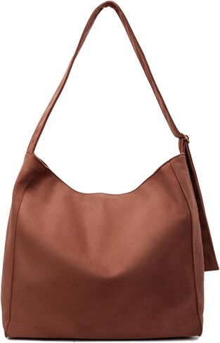 Micmores Tote Bag for Women, Faux Suede Handbags Slouchy Hobo Shoulder Purse Large Crossbody Bag Uni Bags for Work Travel in Saudi Arabia