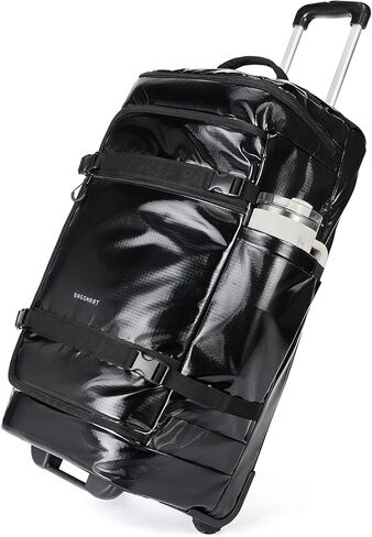 BAGSMART 70L Rolling Duffle Bag with Wheels, Large Travel Duffel Luggage Bag for Men, Water Repellent Heavy Duty for Travel Camp, Camel in Saudi Arabia